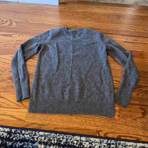 Everlane Cashmere Crew Neck Sweater Charcoal Gray Small Medium